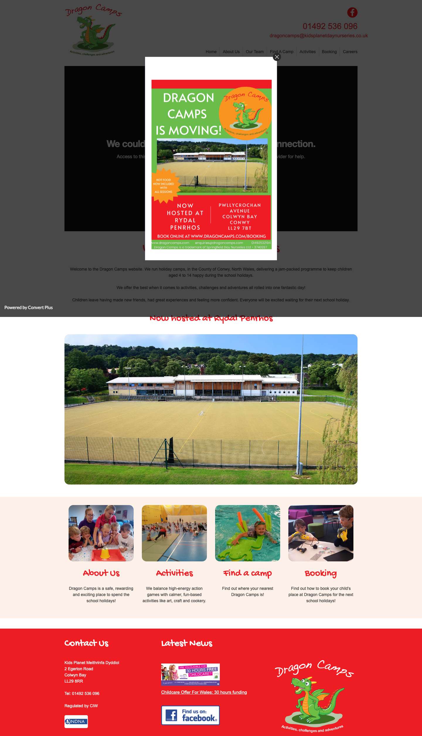 Welcome - Dragon Camps - Full Screenshot