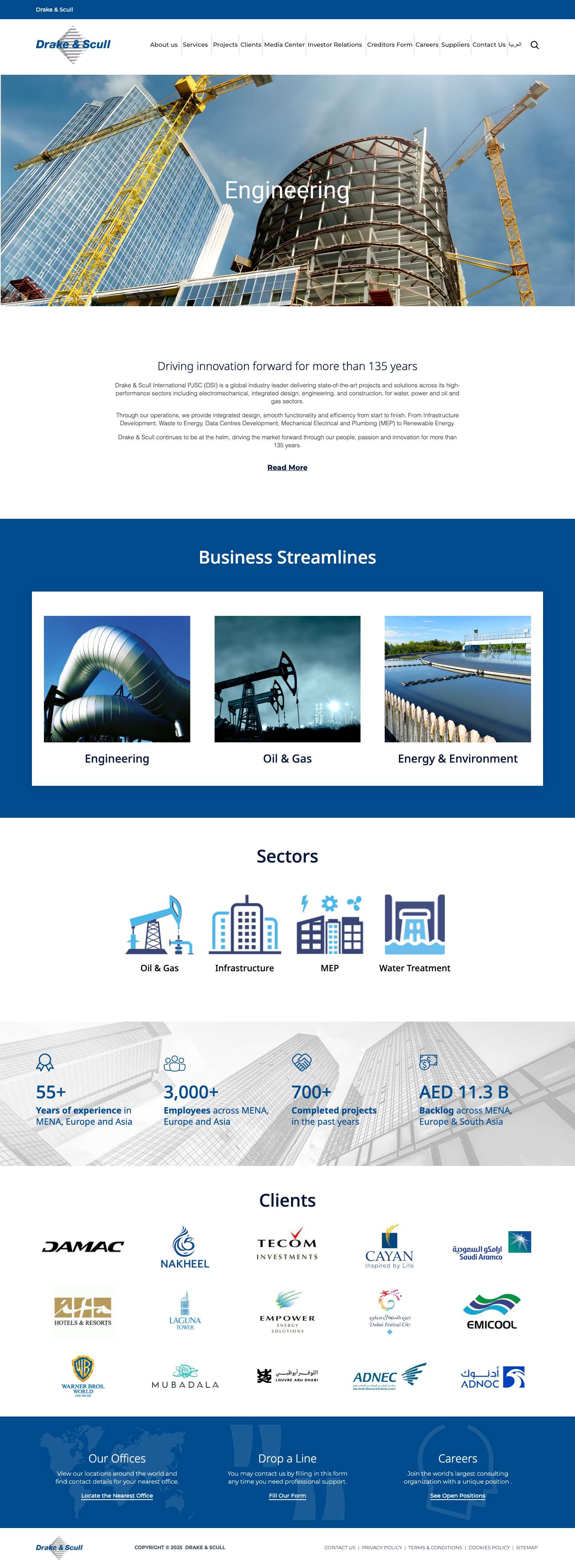 Home - Drake & Scull - Full Screenshot