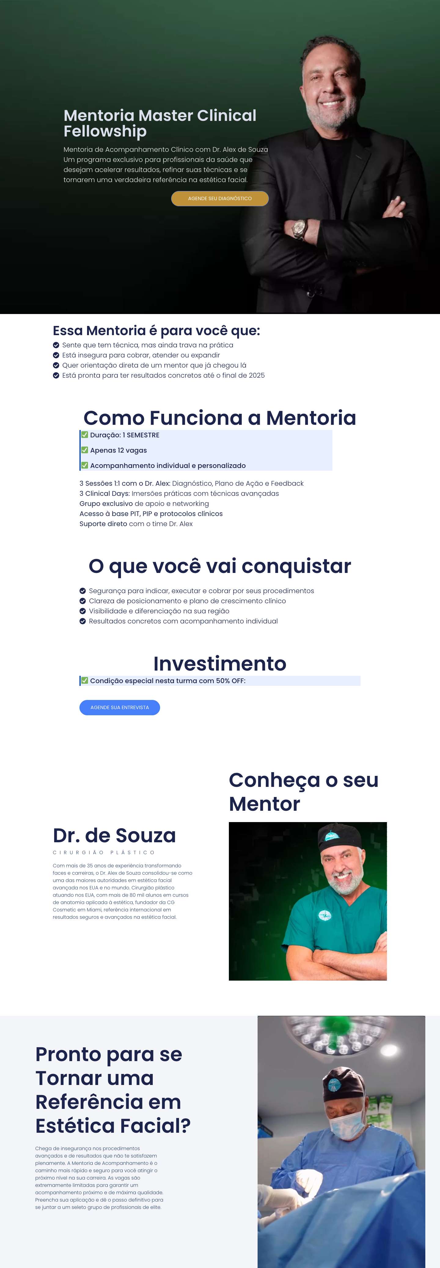 Home - Dr. Alex de Souza - Full Screenshot