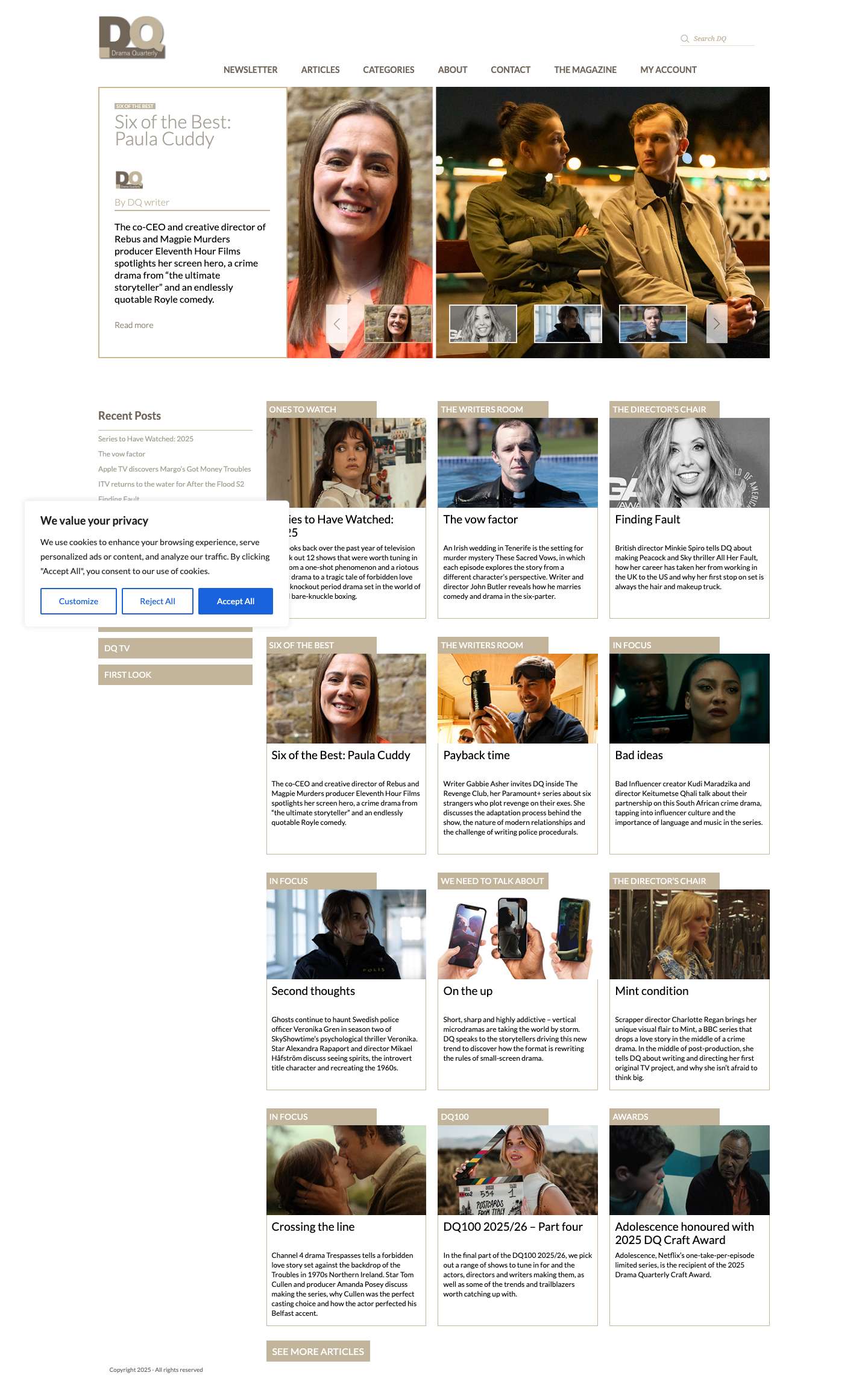 Drama Quarterly - Full Screenshot