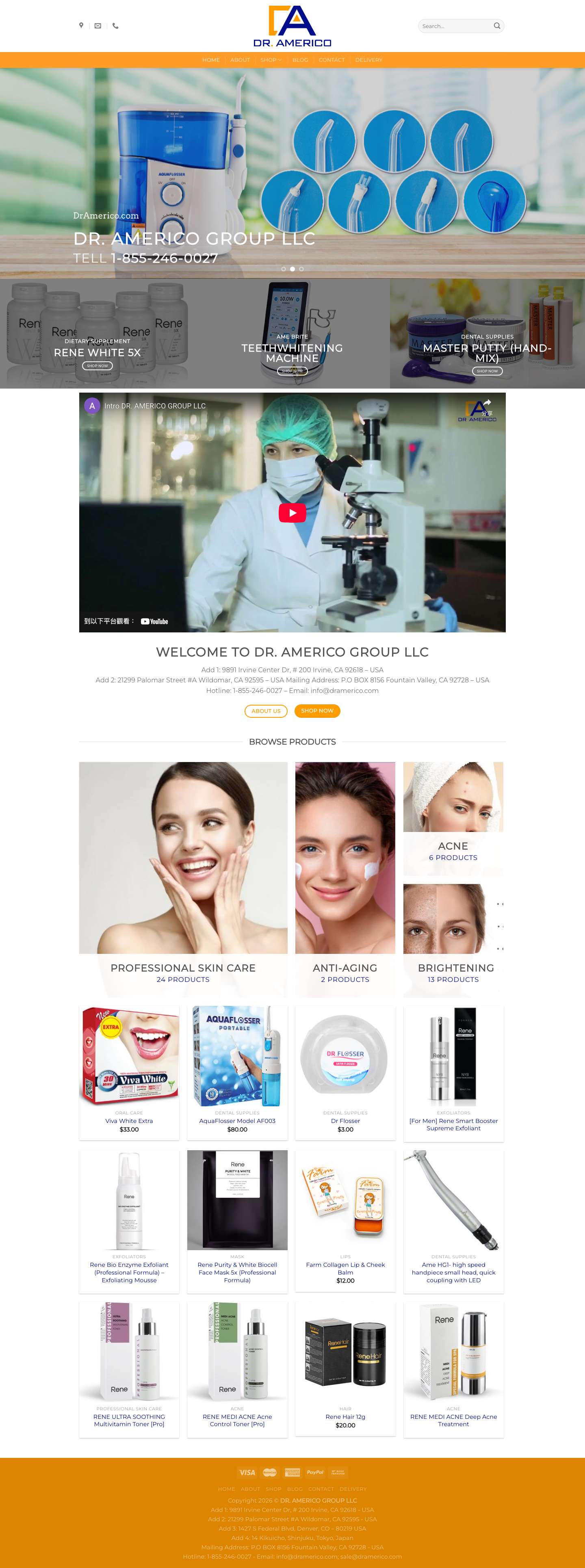 DR. AMERICO GROUP LLC – WELCOME TO DR. AMERICO GROUP LLC - Full Screenshot