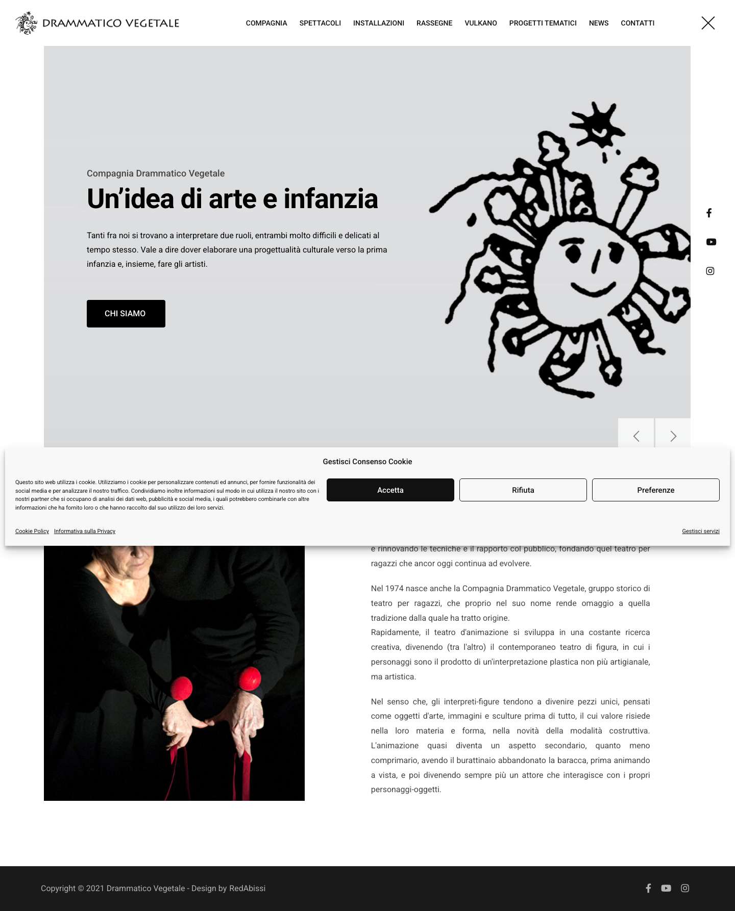 Home - Compagnia Drammatico Vegetale - Full Screenshot