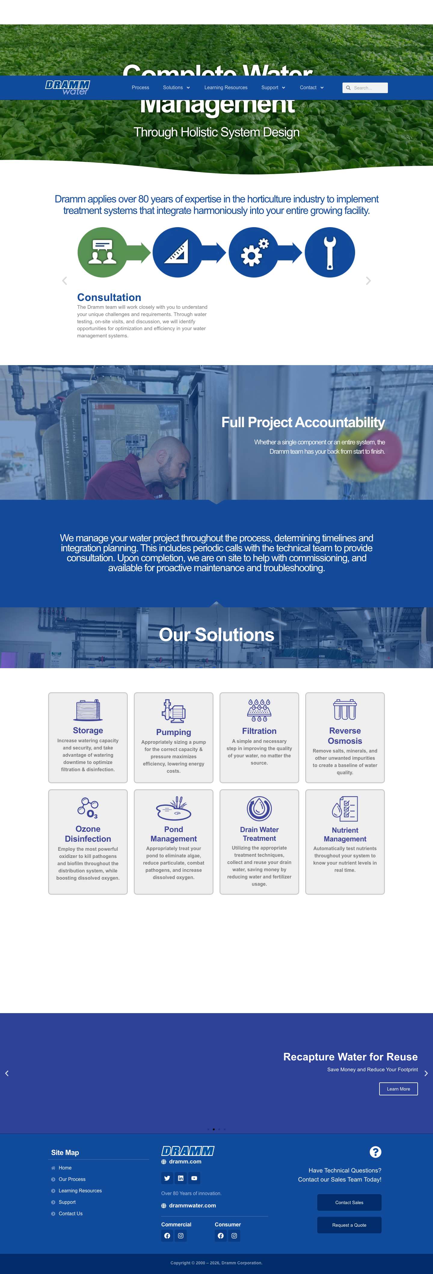 DRAMMwater - Water Management or Horticulture - Full Screenshot