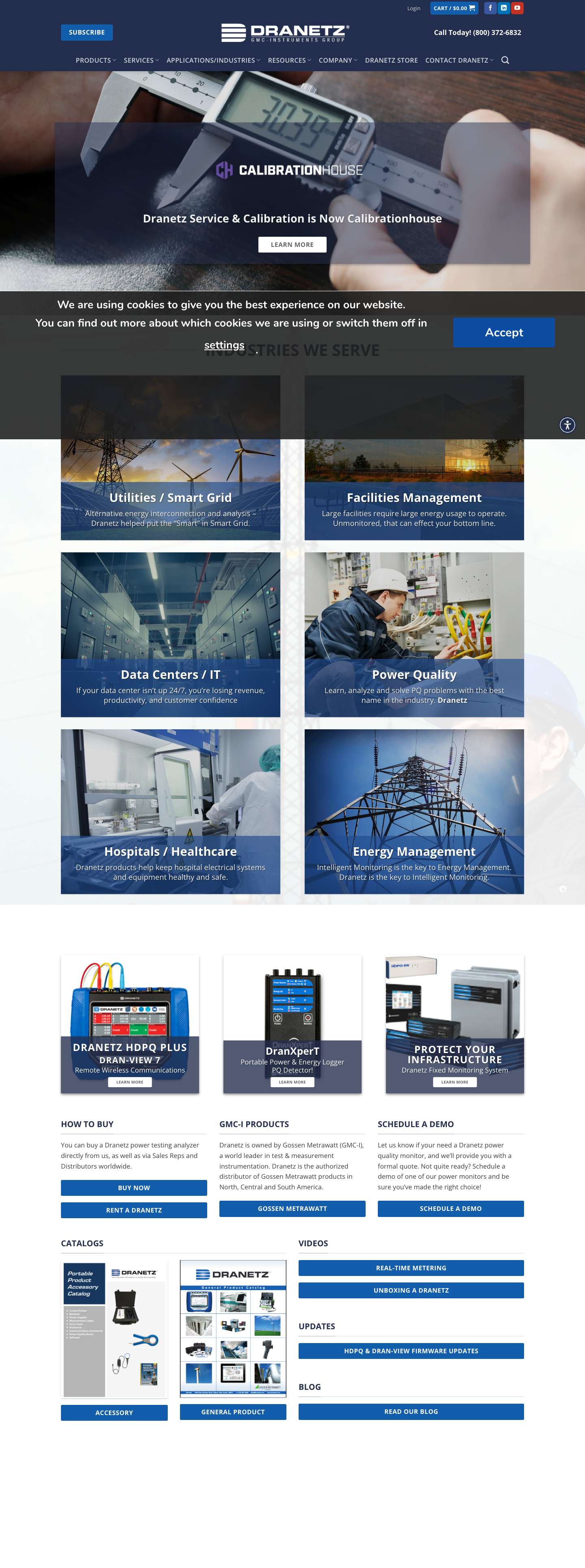 Dranetz Power and Power Quality Monitoring Solutions - Full Screenshot