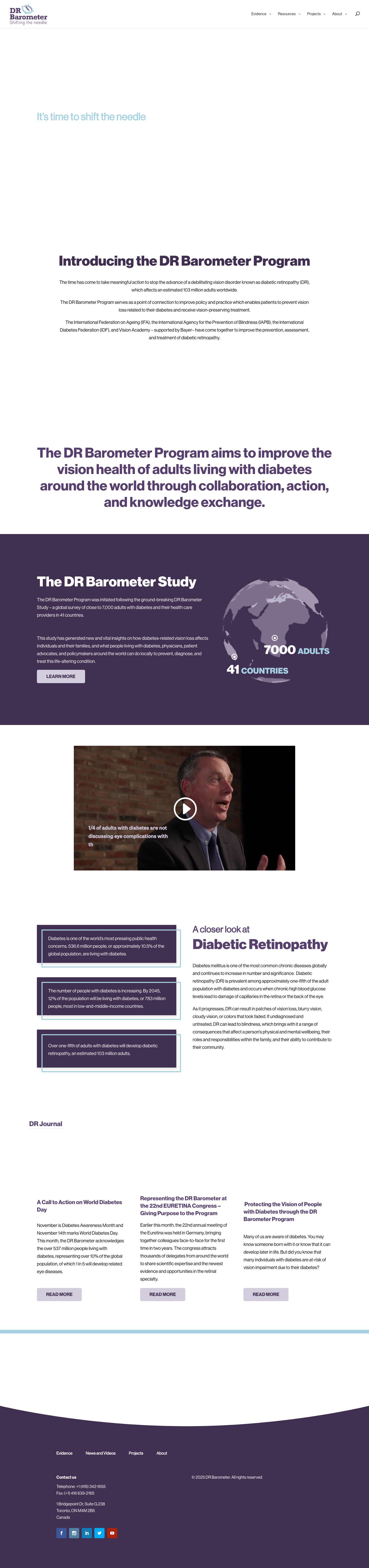 Home - DR Barometer - Full Screenshot