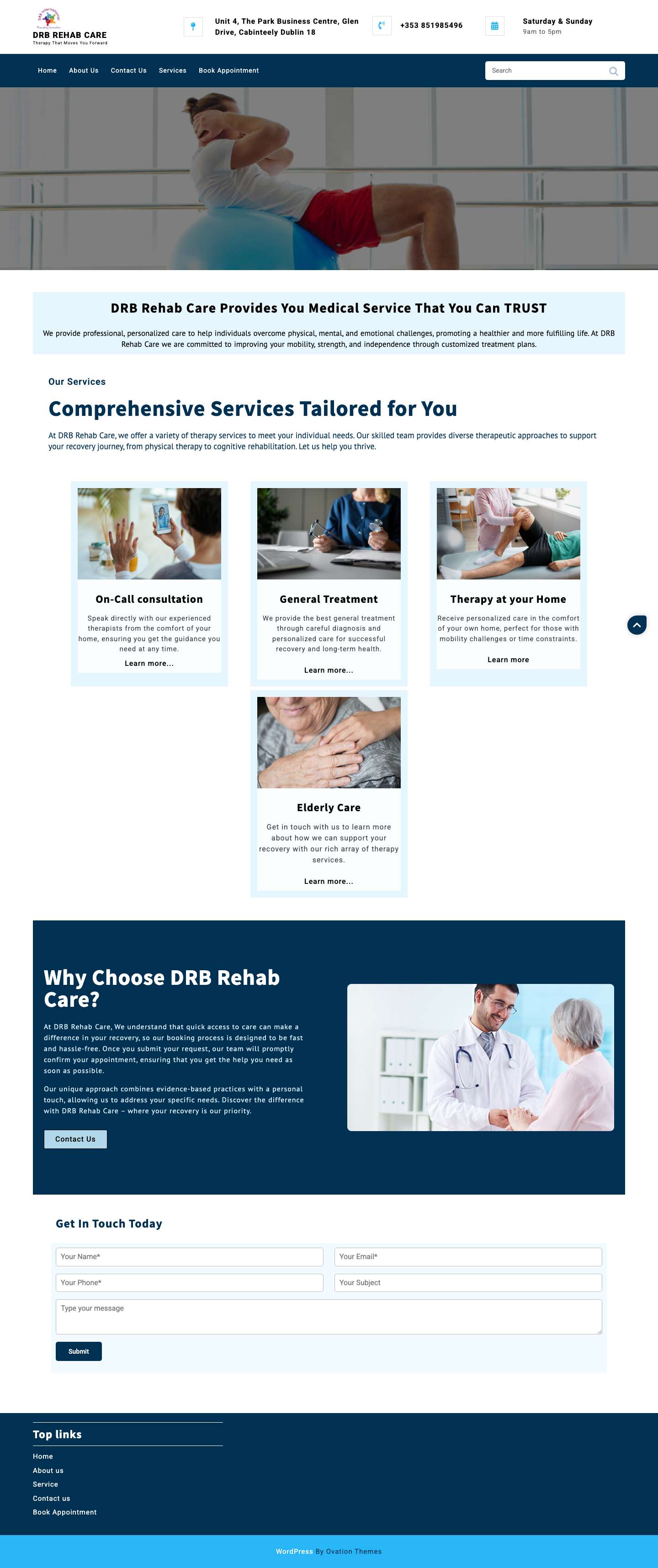 - DRB Rehab Care - Full Screenshot