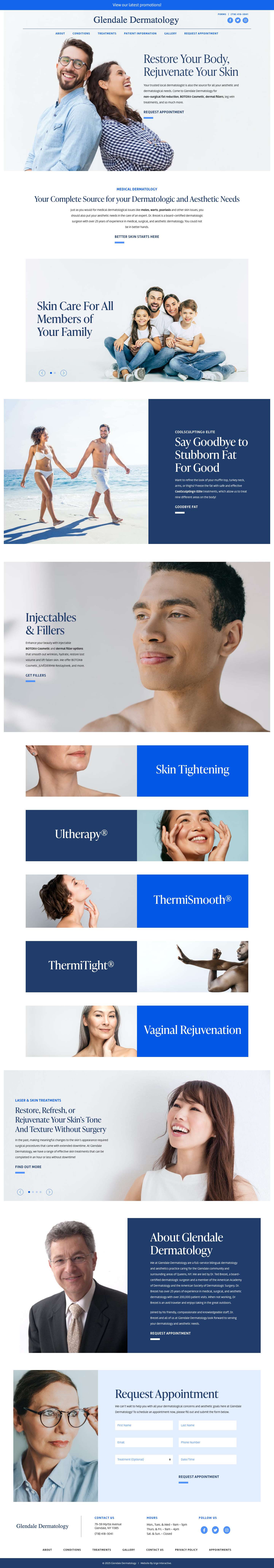 Dermatologist in Queens Glendale, NY | Glendale DermatologyFacebook IconTwitter IconInstagram IconFacebook IconTwitter IconInstagram IconScroll Arrow - Full Screenshot