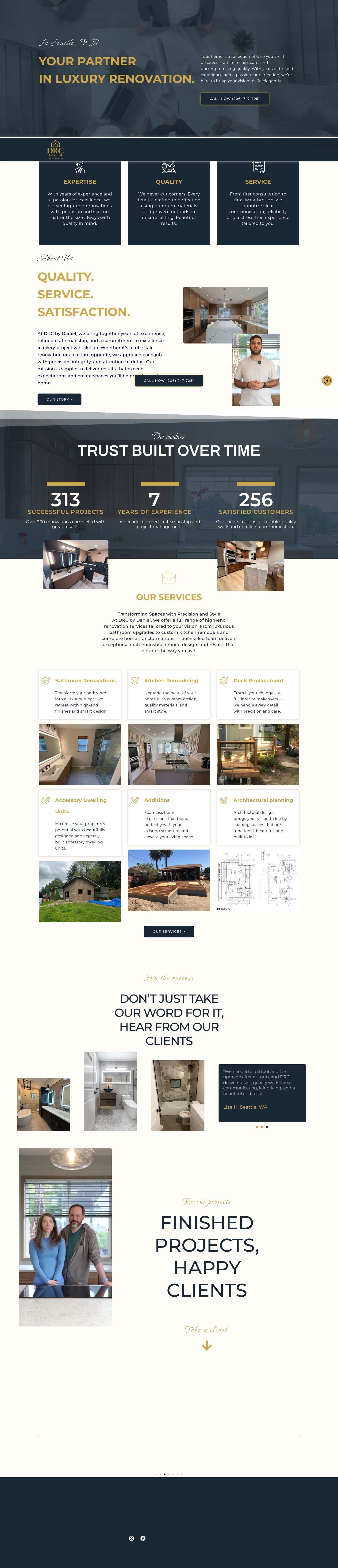 Home - DRC by Daniel - Full Screenshot