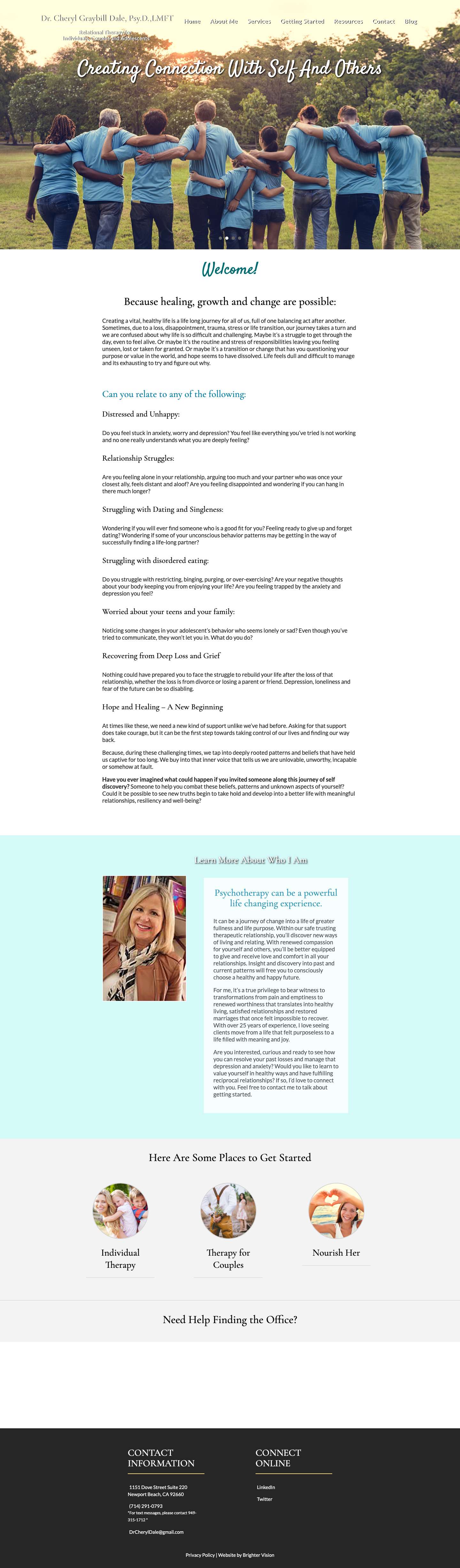 Counseling & Couples Therapy for Individuals | Newport Beach, CA |92660 - Full Screenshot