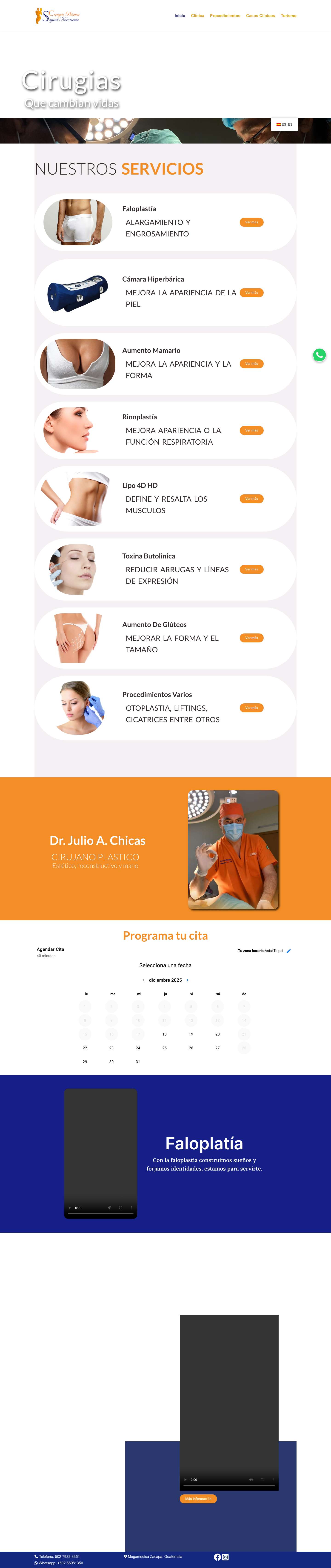 Inicio - Dr Julio Chicas - Full Screenshot