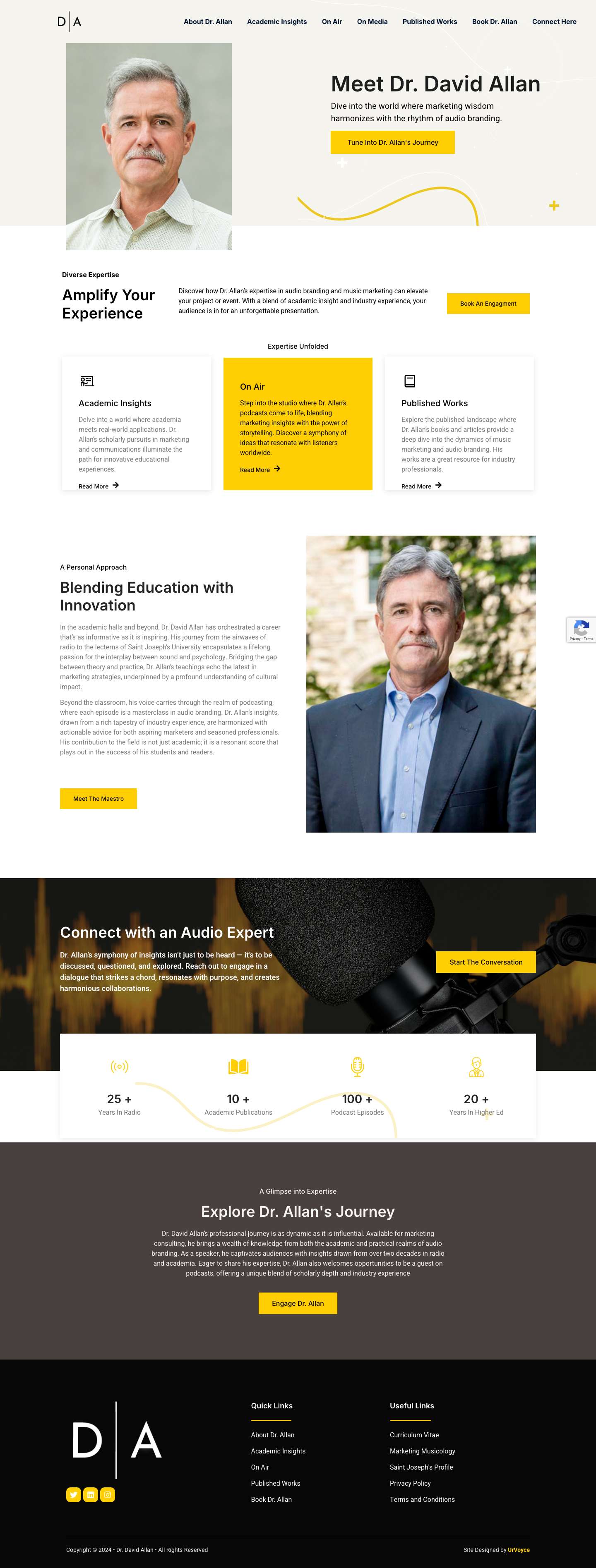 Dr. David Allan – Harmonizing Marketing and Soundscapes - Full Screenshot