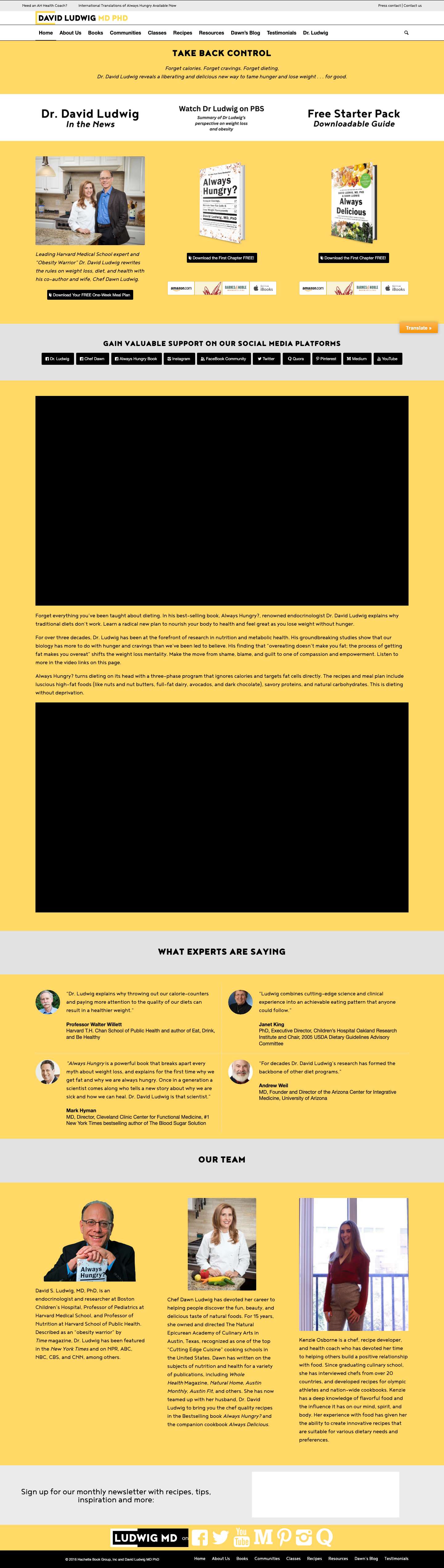 Dr. David Ludwig Reveals Groundbreaking Research on Obesity - Full Screenshot