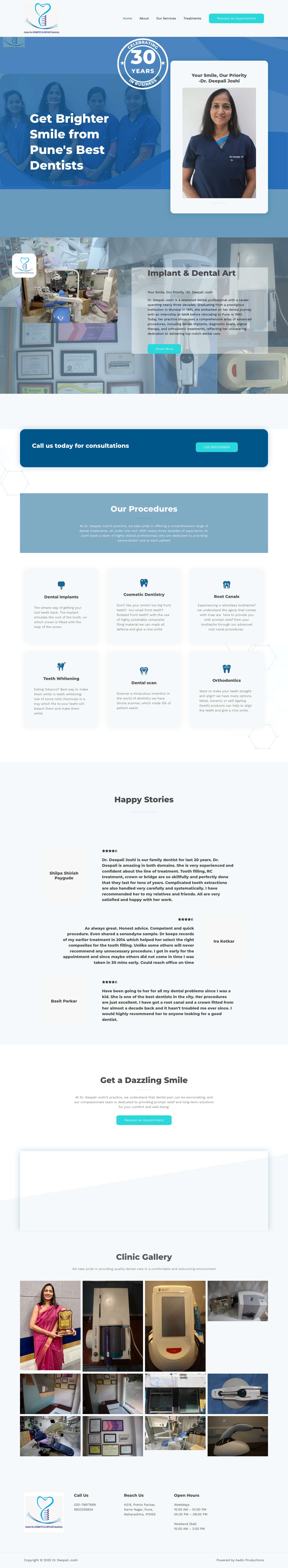 Dr Deepali Joshi - Full Screenshot