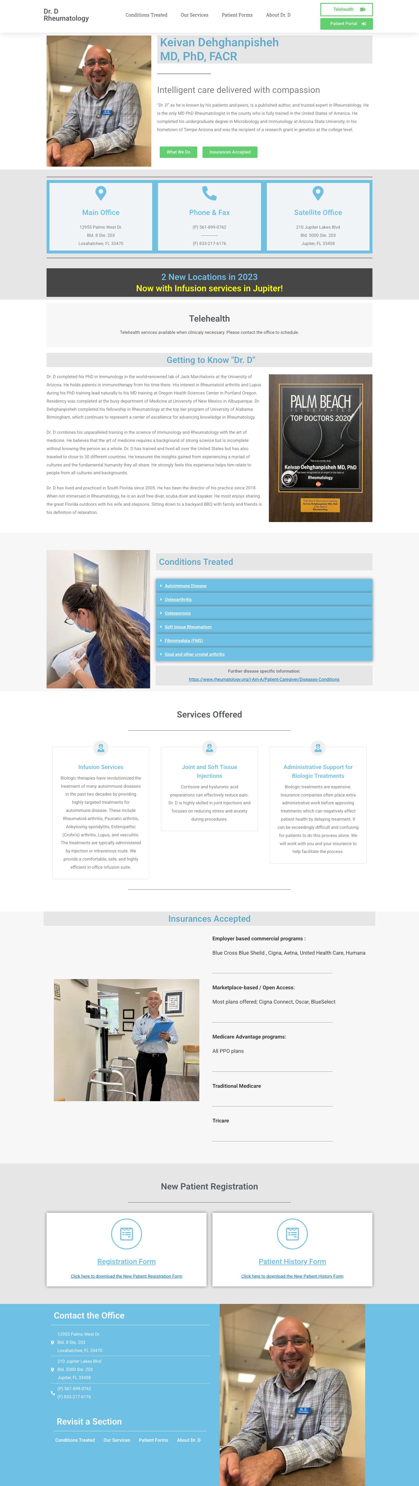 Dr. Keivan Dehghanpisheh MD, PhD – Intelligent care delivered with compassion - Full Screenshot