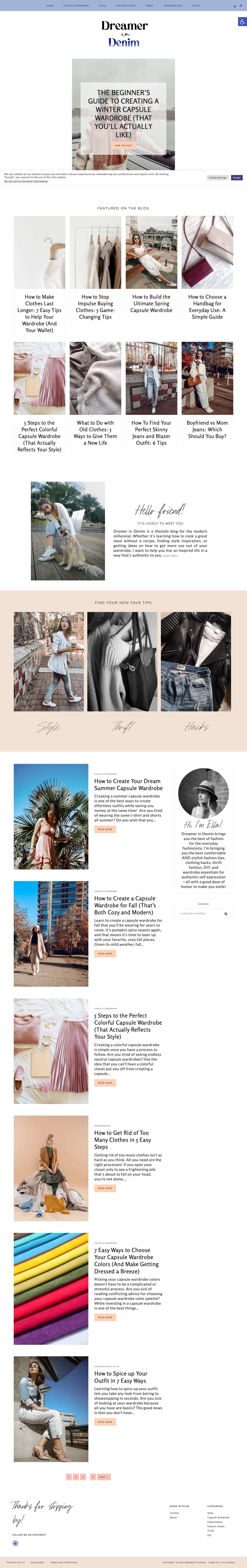 Dreamer In Denim | For The Everyday FashionistaAccessibility ToolsIncrease TextDecrease TextGrayscaleHigh ContrastNegative ContrastLight BackgroundLinks UnderlineReadable FontReset - Full Screenshot