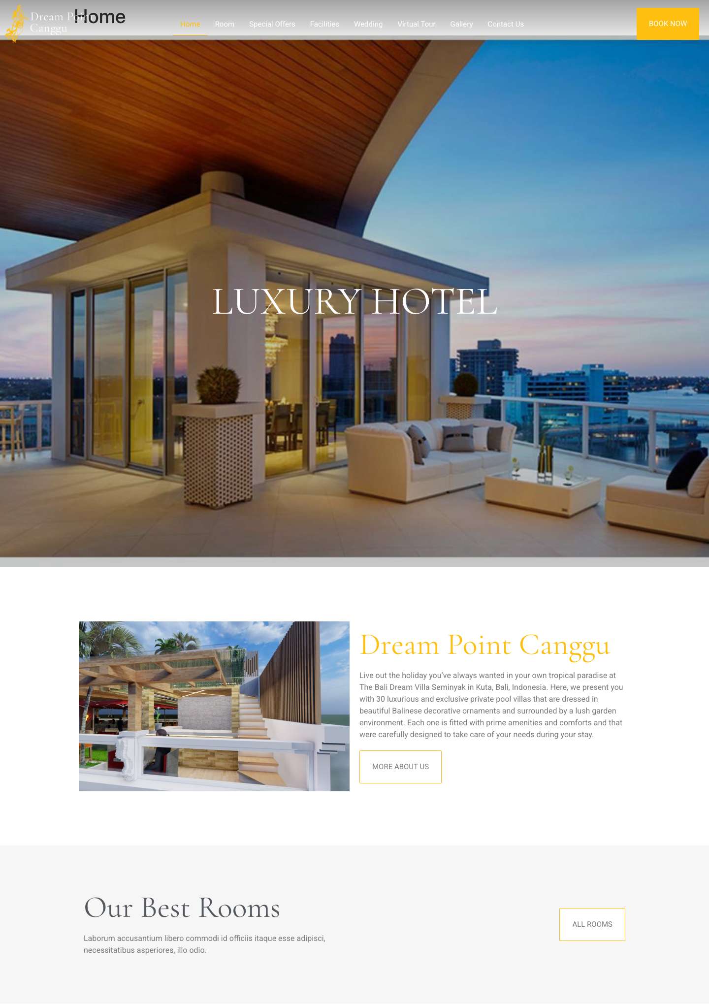 Dream Point Canggu – Dream Villa in Canggu - Full Screenshot