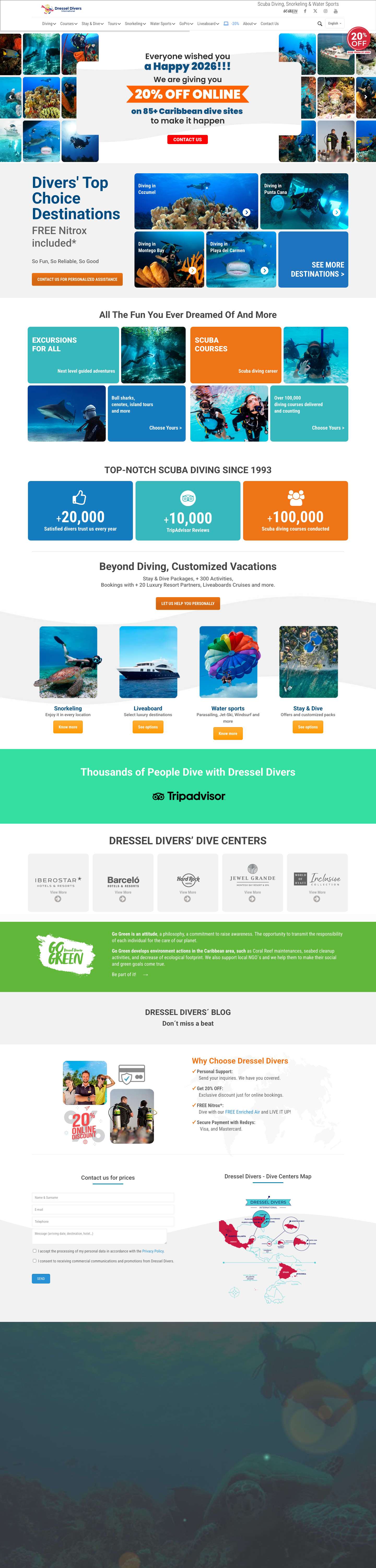 Quality DIVING & SNORKELING with Dressel Divers - Full Screenshot