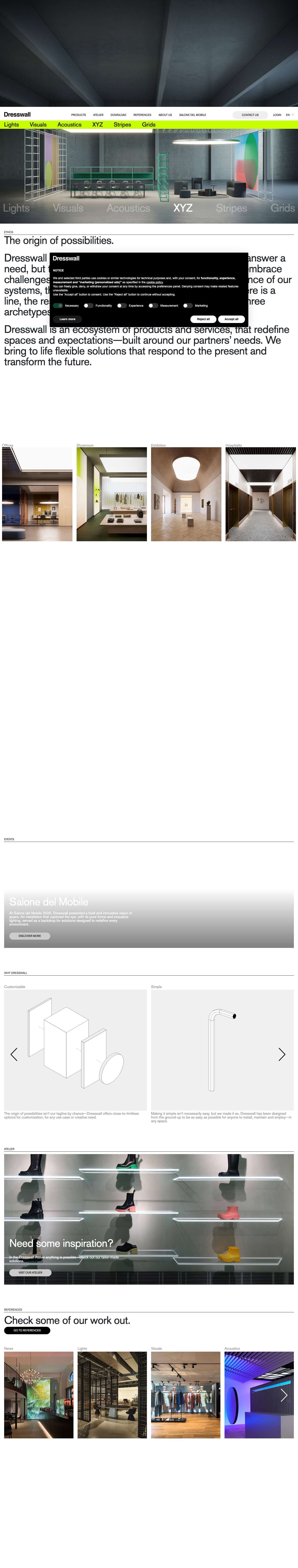 Dresswall - The origin of possibilities - Full Screenshot