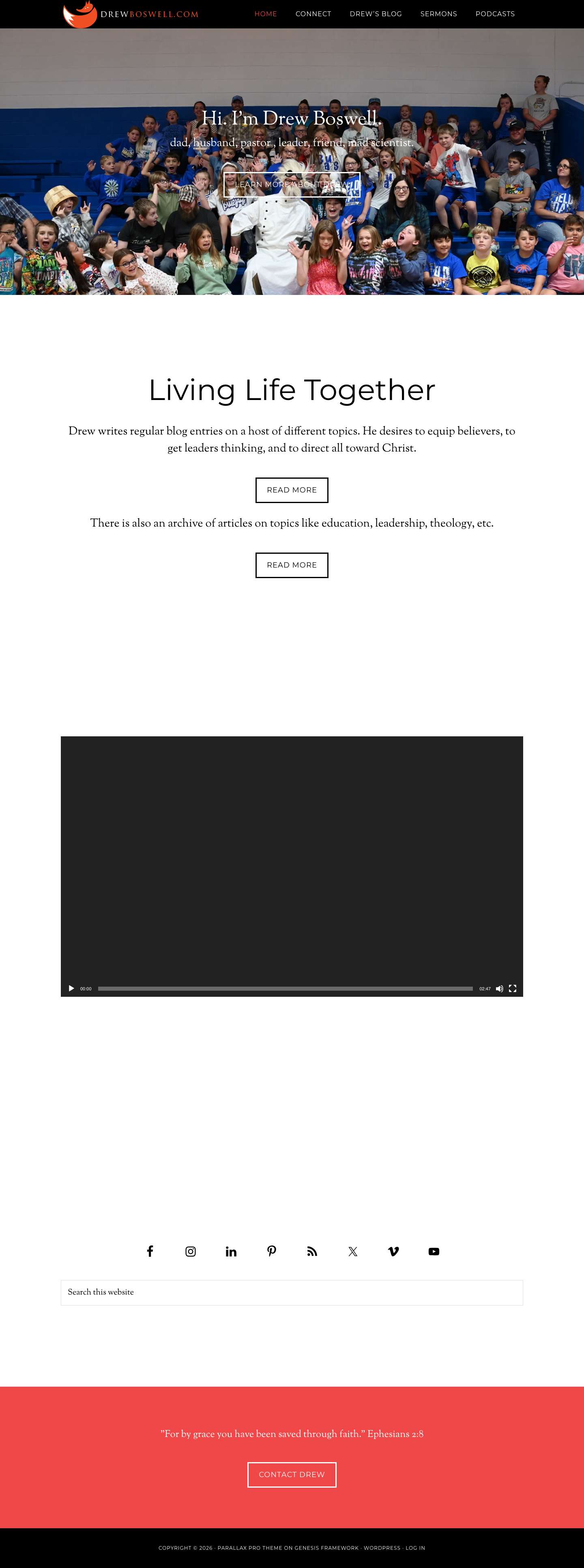 Home - Drew Boswell - Full Screenshot