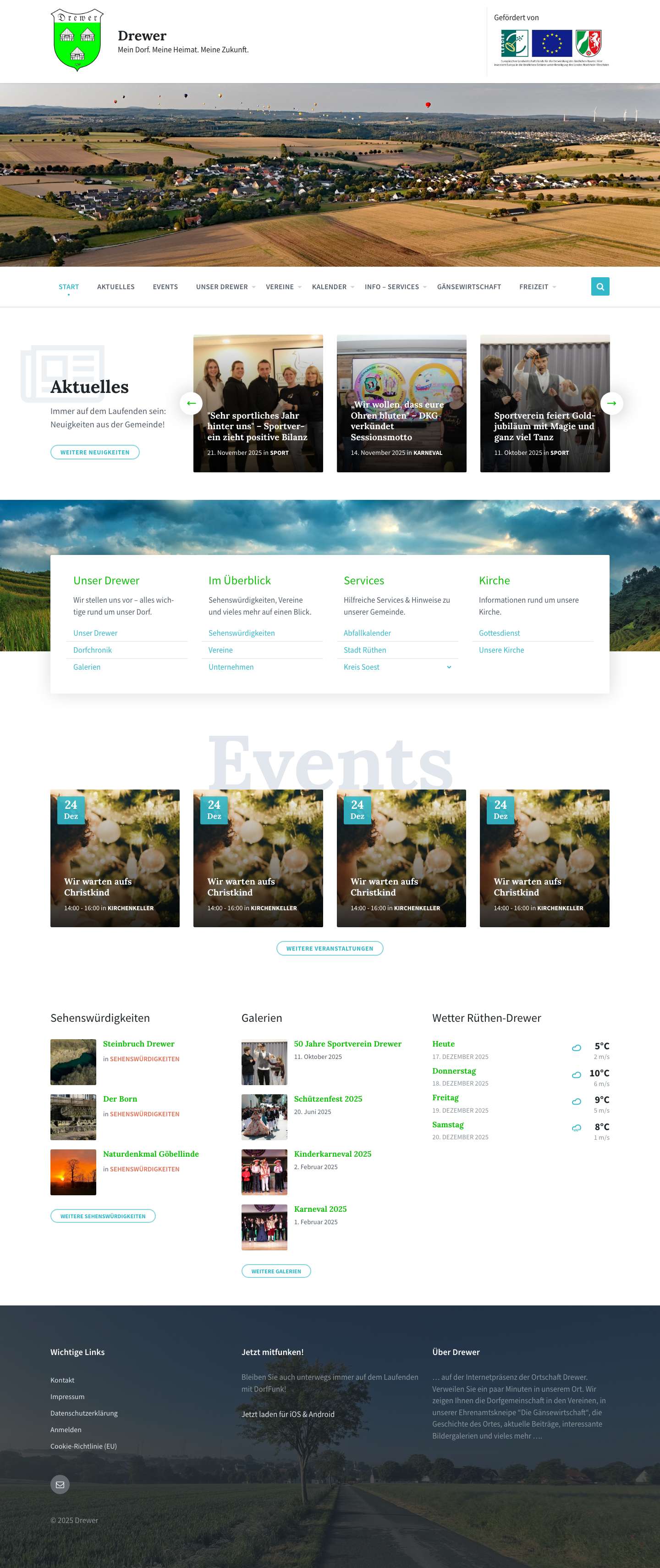 Drewer – Mein Dorf. Meine Heimat. Meine Zukunft. - Full Screenshot