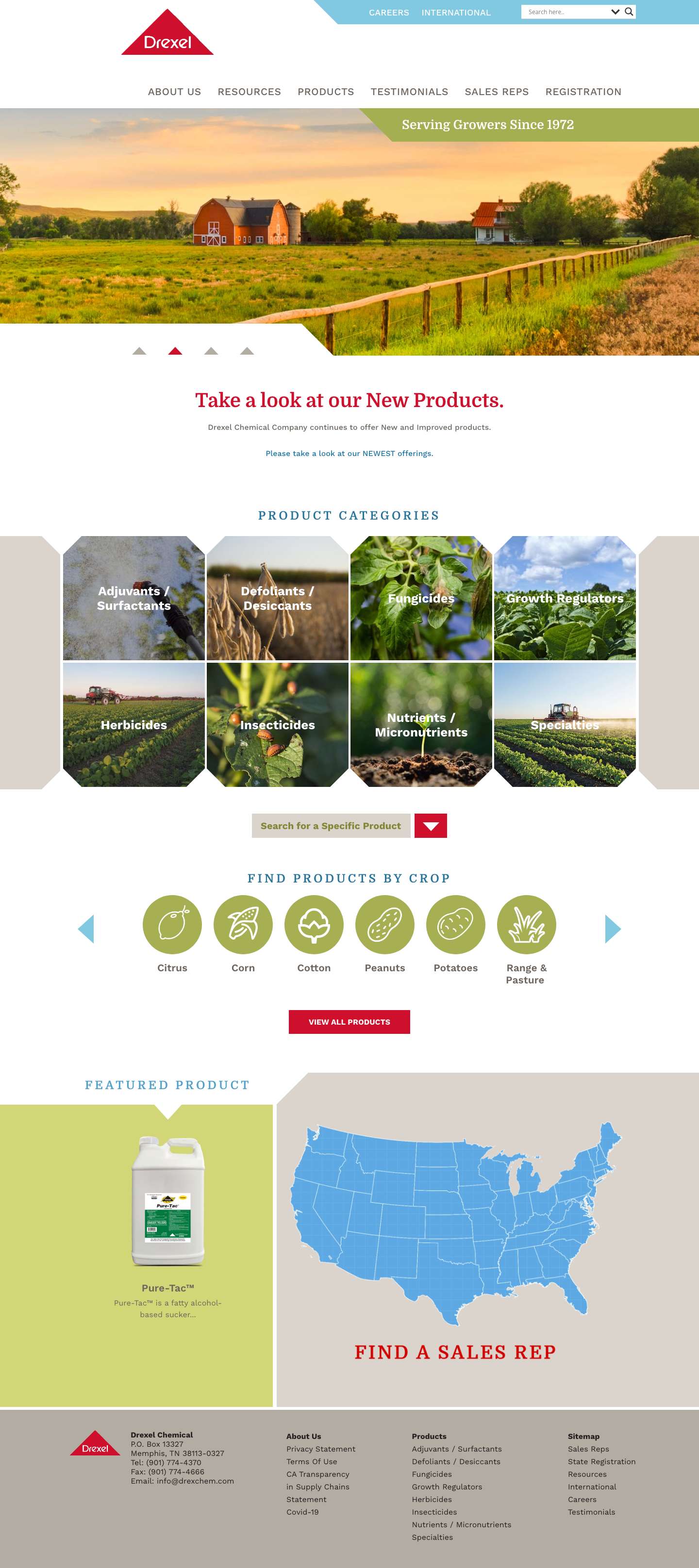 Drexel Chemical Company - Full Screenshot