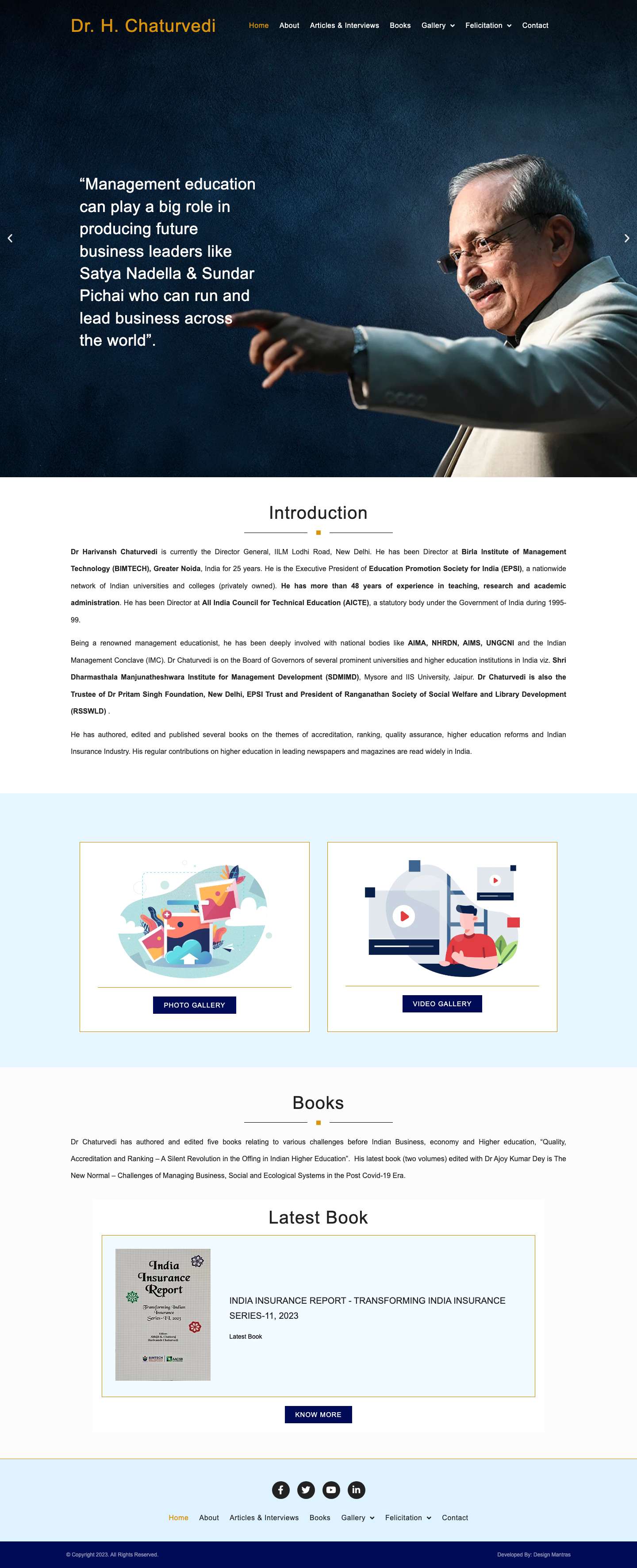 Dr H Chaturvedi - Full Screenshot