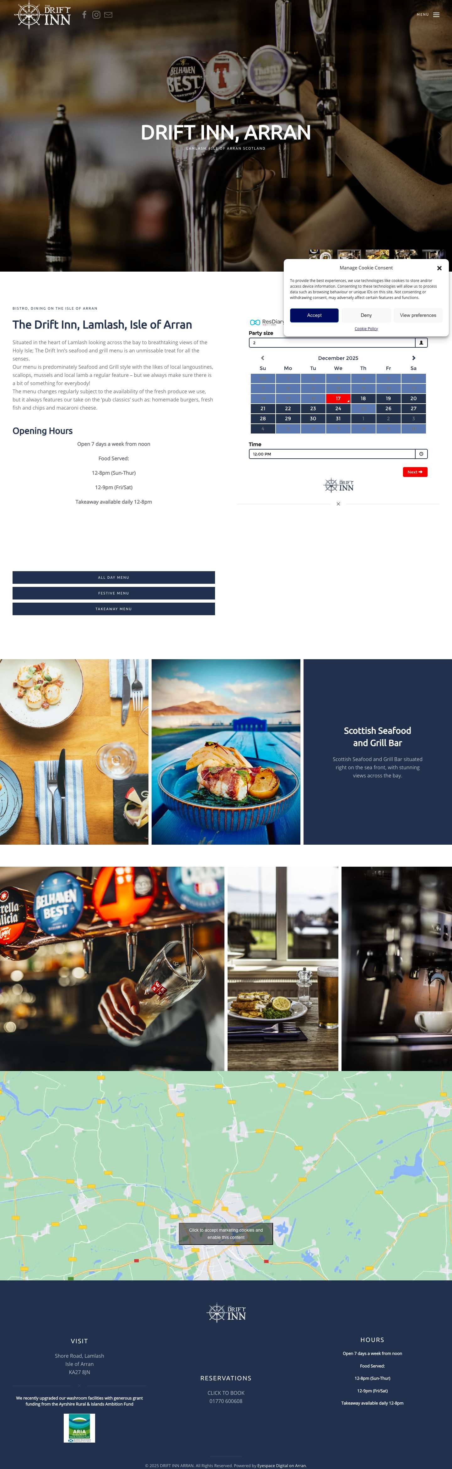 The Drift Inn | Lamlash Isle Of Arran - Full Screenshot