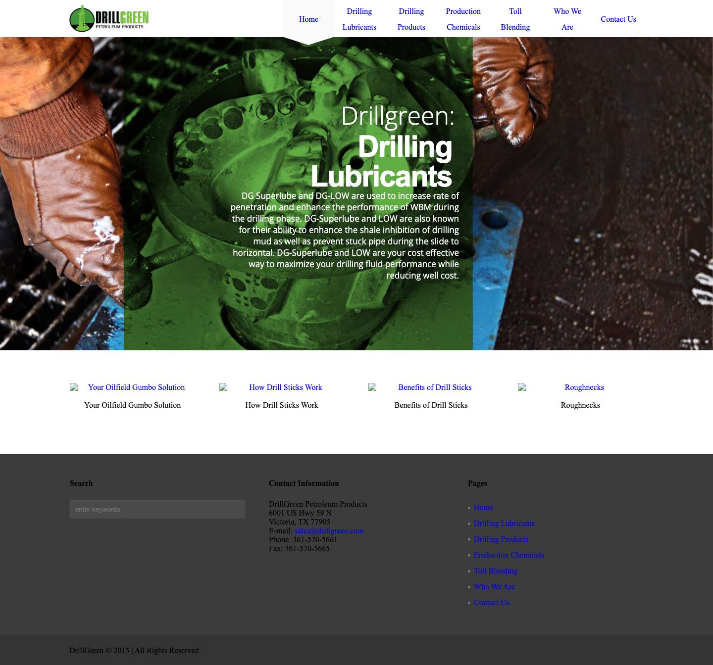 Drillgreen Petroleum Products - Full Screenshot