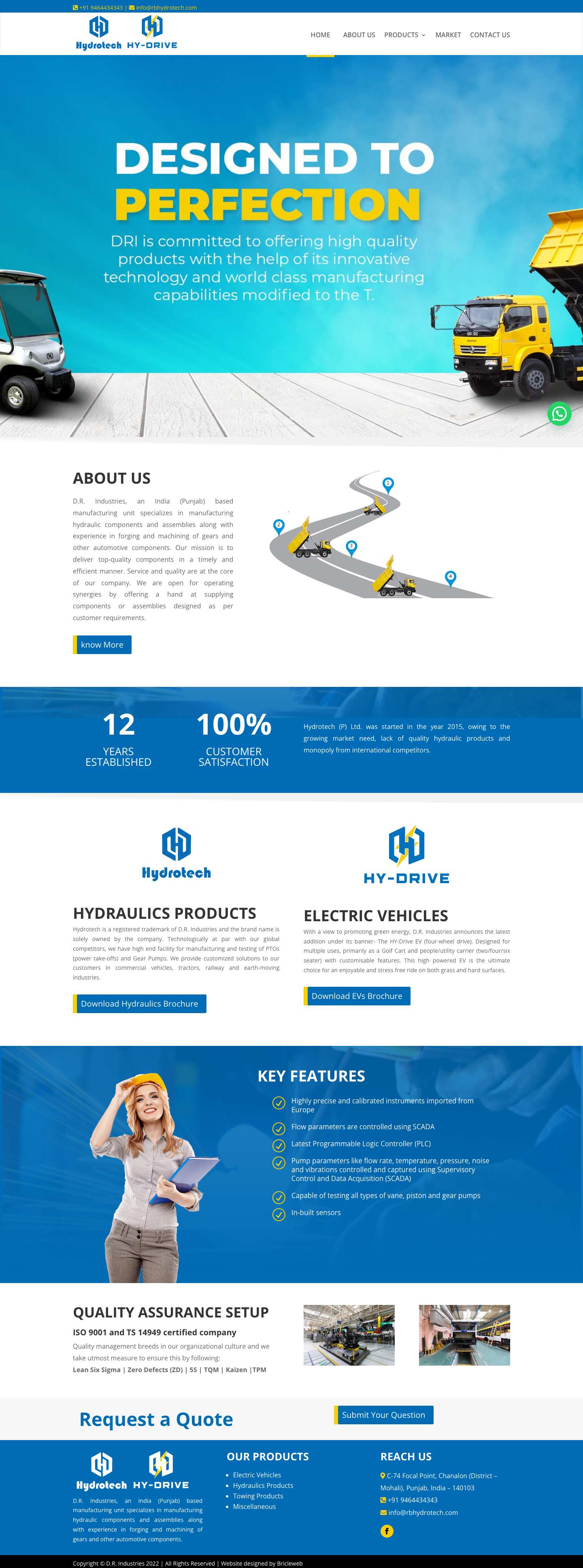 D.R.industries india- Manufacturer from Chanalon,Mohali,Punjab,India | - Full Screenshot