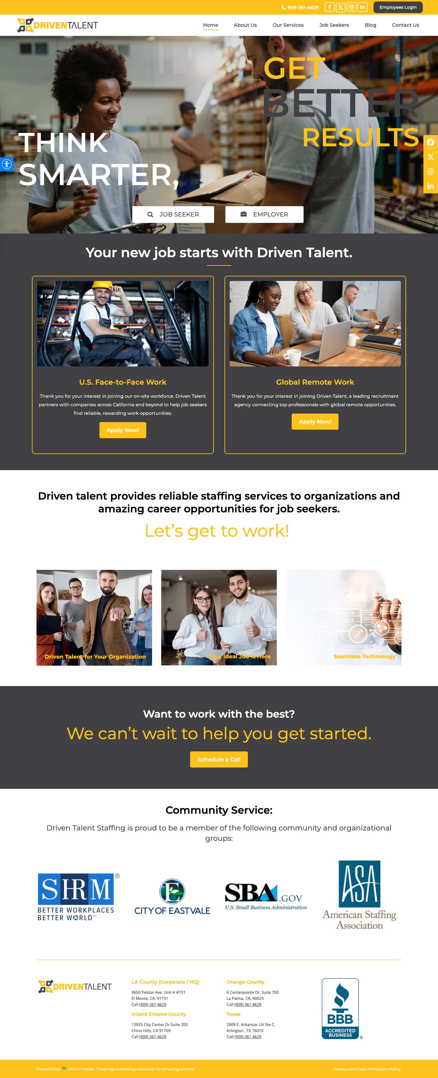 Driven Talent - Let's get to work! - Full Screenshot