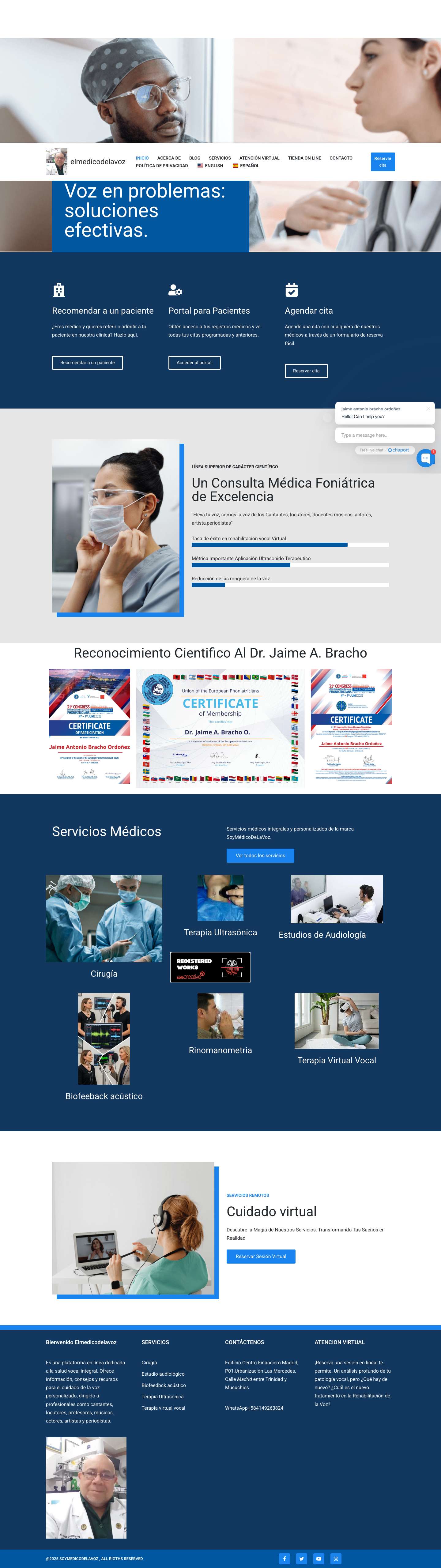 elmedicodelavoz – elmedicodelavoz - Full Screenshot