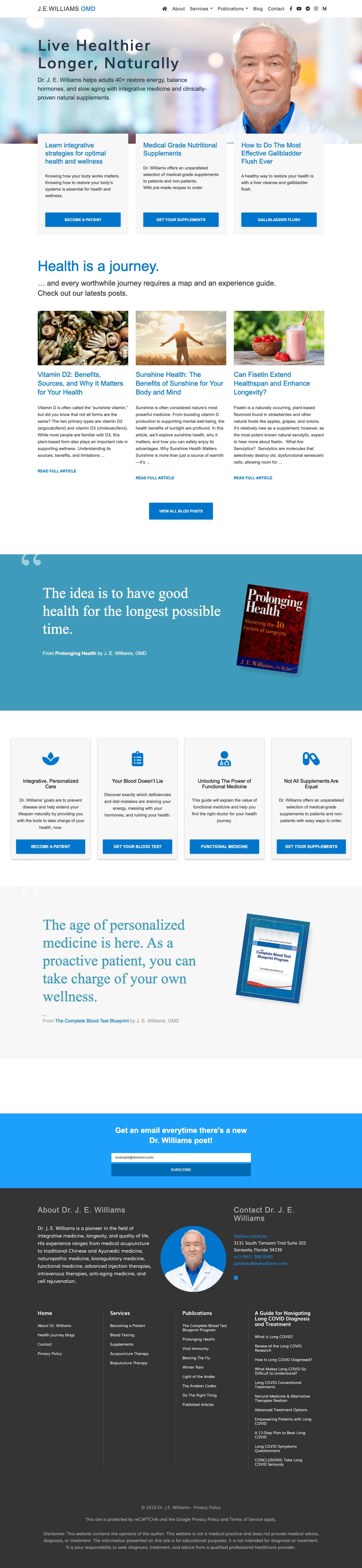 Dr. J.E. Williams - The Evolution of Functional Medicine - Full Screenshot