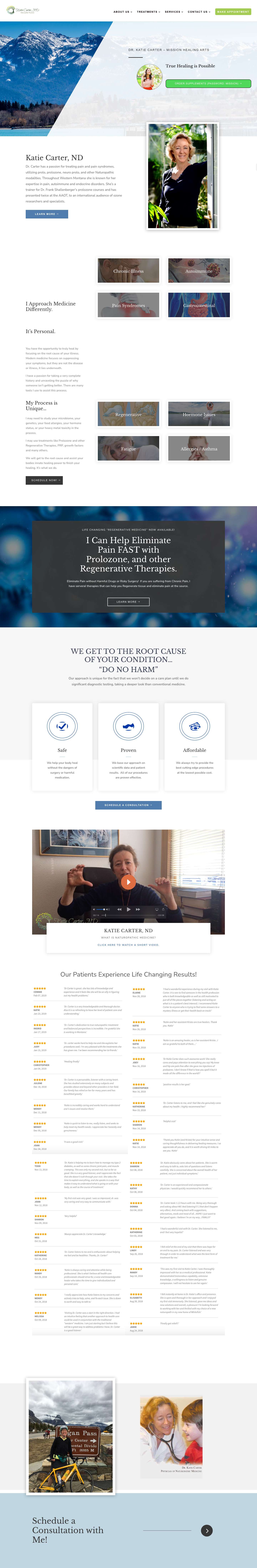 Home Page - Dr. Katie Carter - Full Screenshot