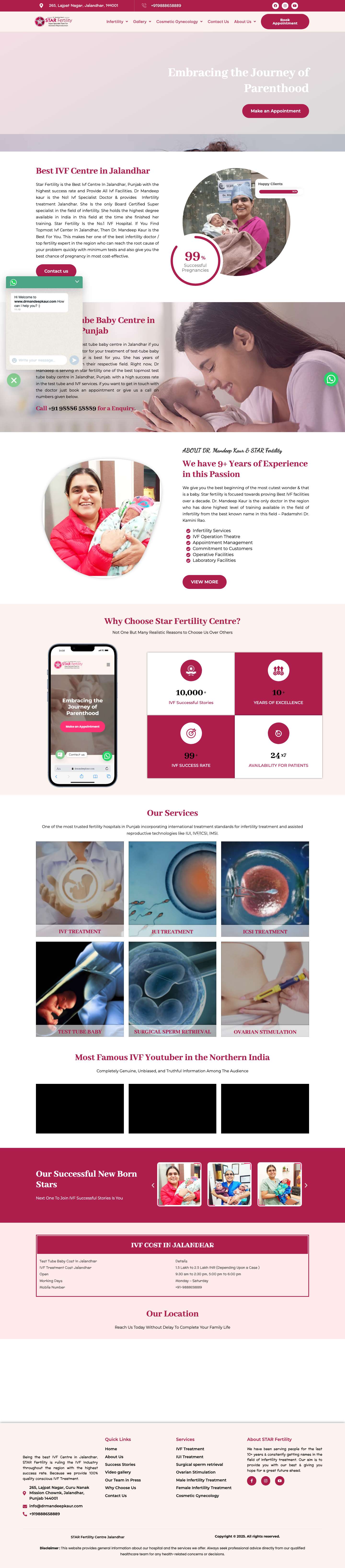 Best Icsi | Ivf Centre In jalandhar (#No1) Test Tube Baby Hospital Punjabshopping icon 64pxshopping icon 64pxJoinchat - Full Screenshot