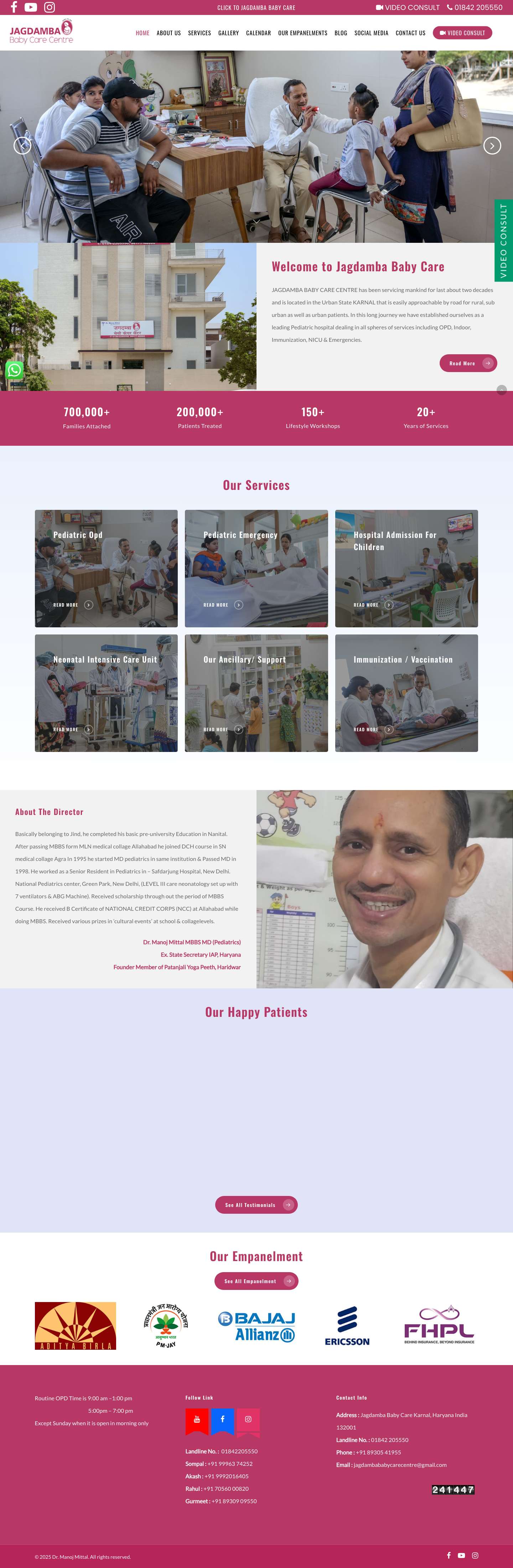 Dr. Manoj Mittal - Full Screenshot