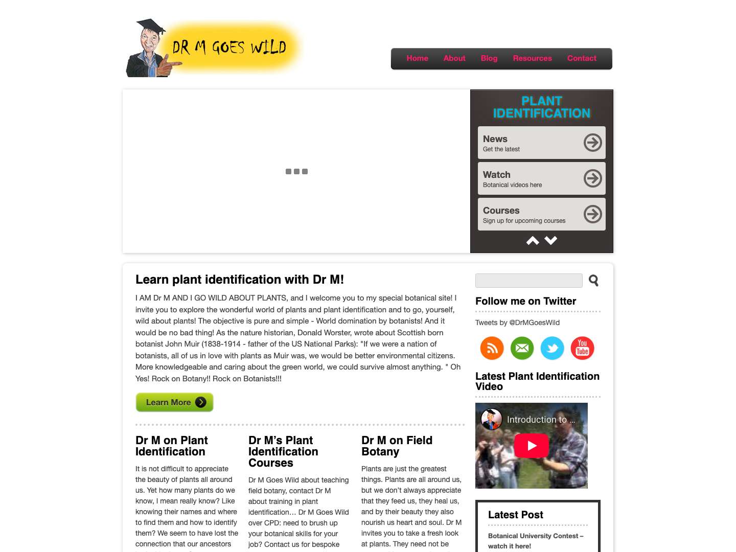 Dr M Goes Wild | Plant Identification - Full Screenshot