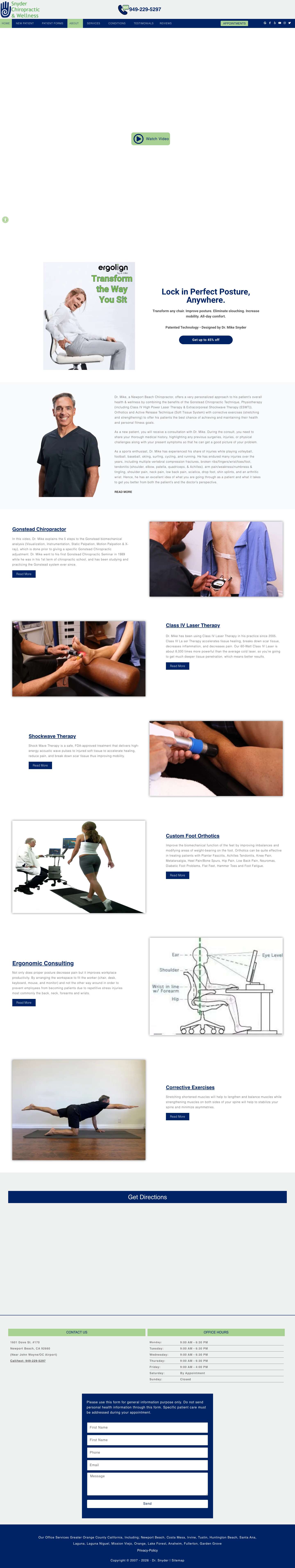 HOME - Dr. Mike Snyder, D.C. - Gonstead Chiropractor & Laser TherapyAccessibility ToolsIncrease TextDecrease TextGrayscaleHigh ContrastNegative ContrastLight BackgroundLinks UnderlineReadable FontResetSitemap - Full Screenshot