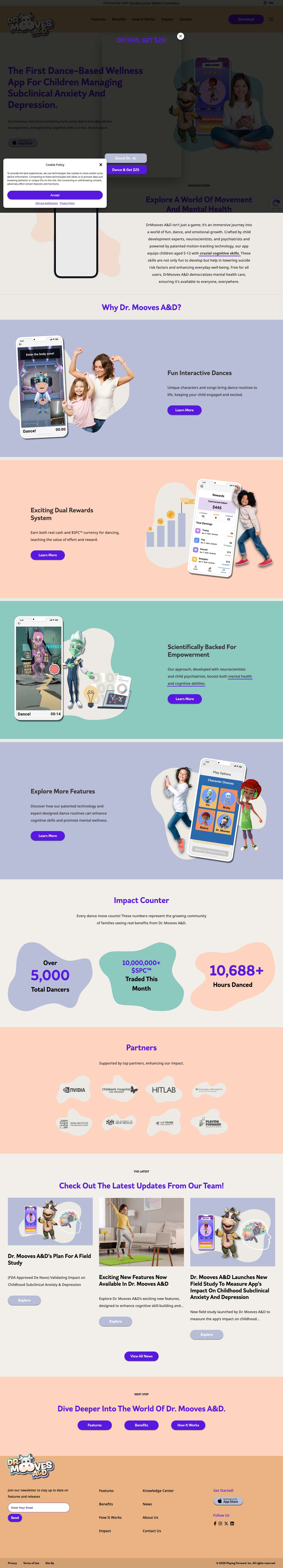 Home - Dr Mooves A&D - Full Screenshot