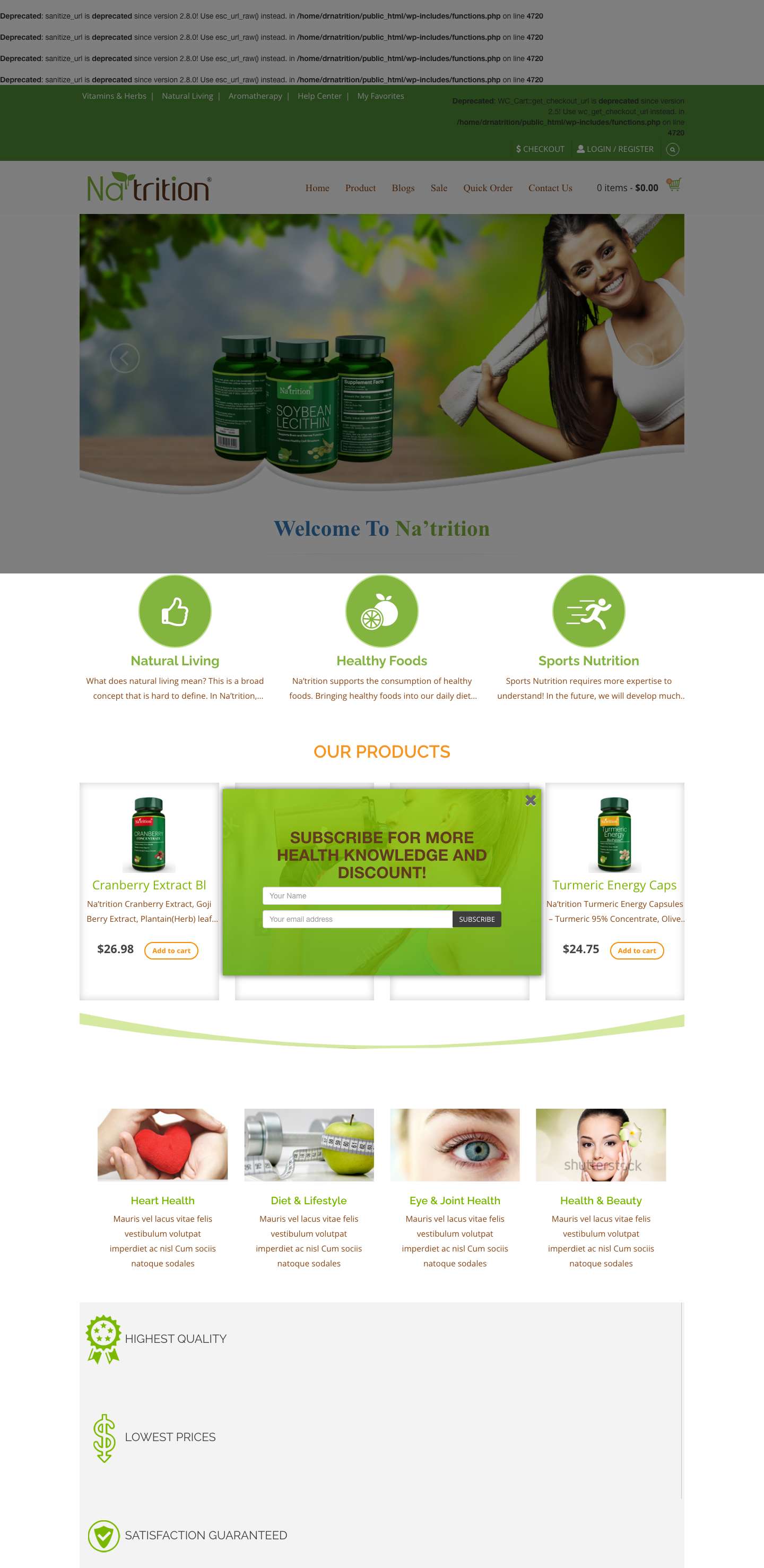 Na'trition - Natural Nutrition - Full Screenshot