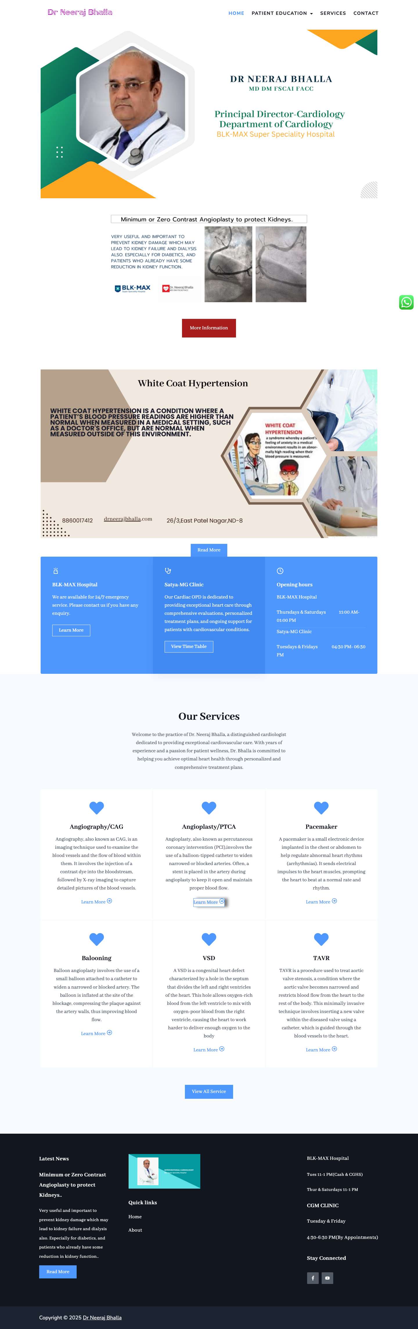 Dr Neeraj Bhalla - Full Screenshot