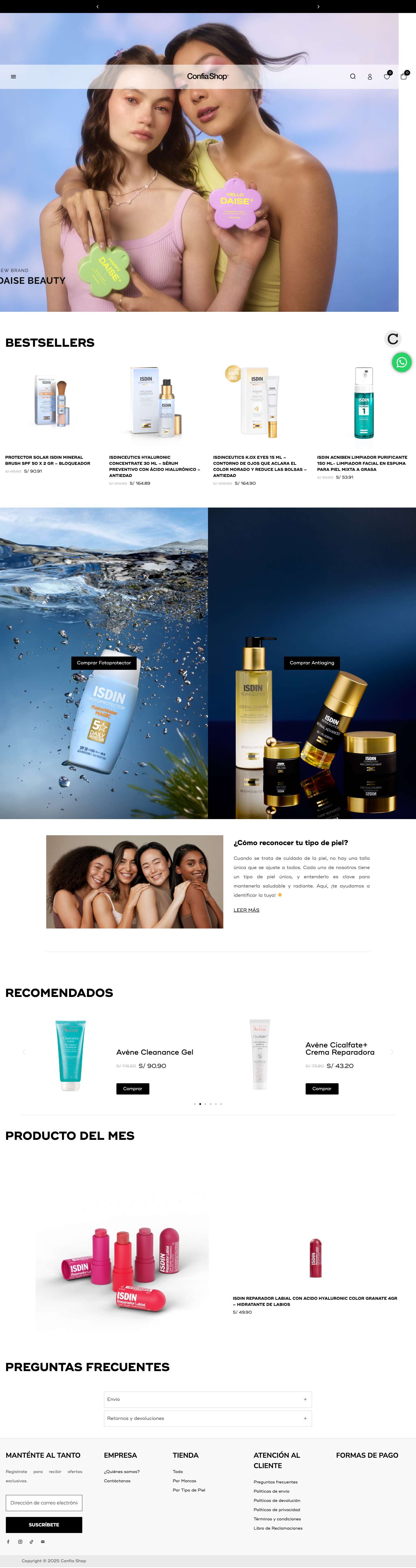 Confia Shop - Full Screenshot