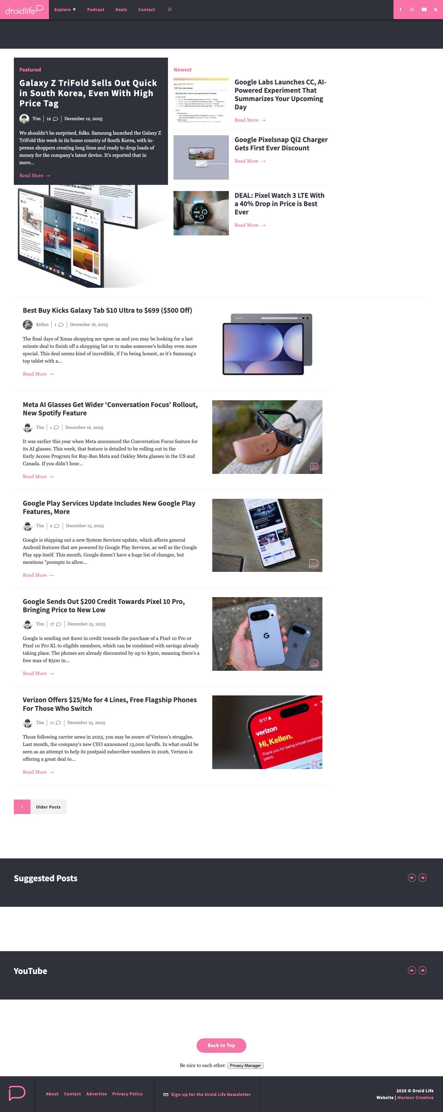 Droid Life: Opinionated Android news. - Full Screenshot