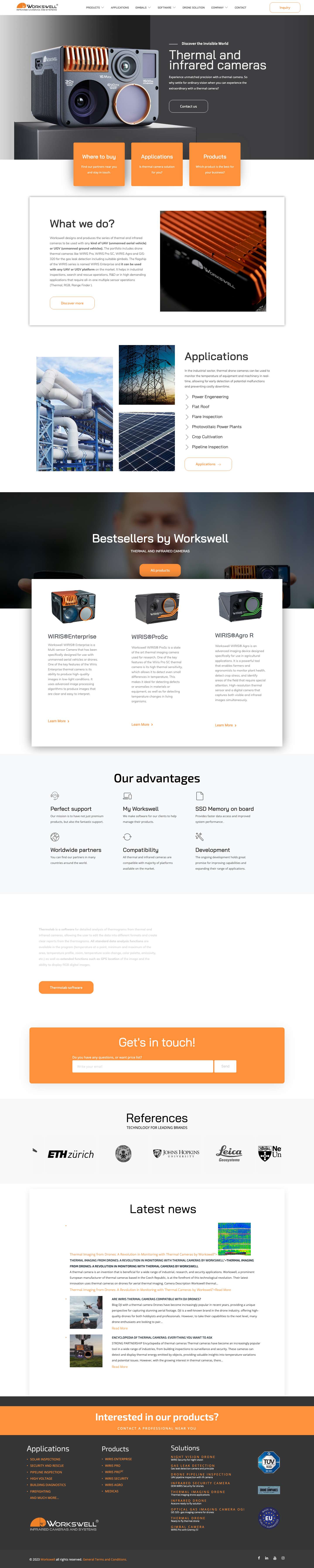 Amazing thermal and infrared cameras for drones - Full Screenshot