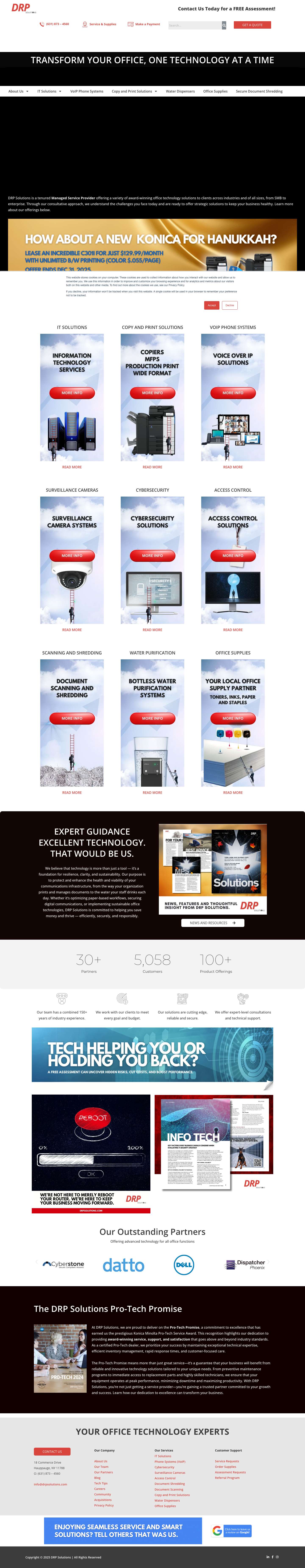 DRP Solutions – Your Office Technology Experts - Full Screenshot