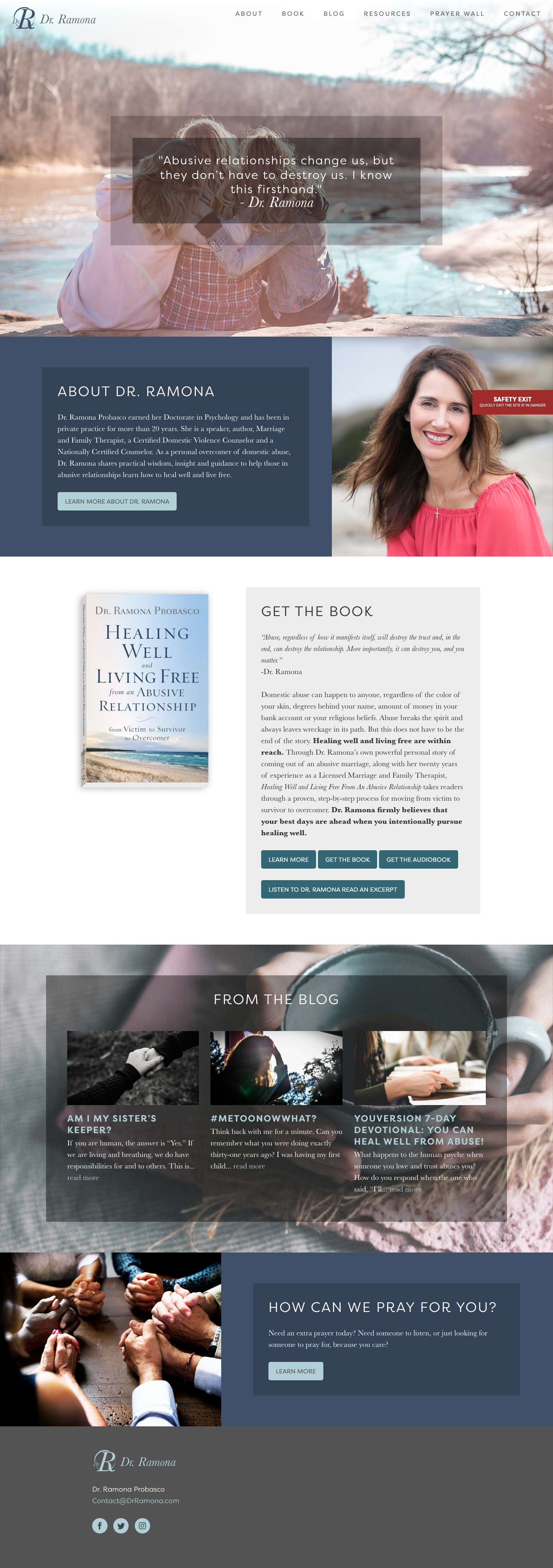 Dr. Ramona Probasco - Full Screenshot