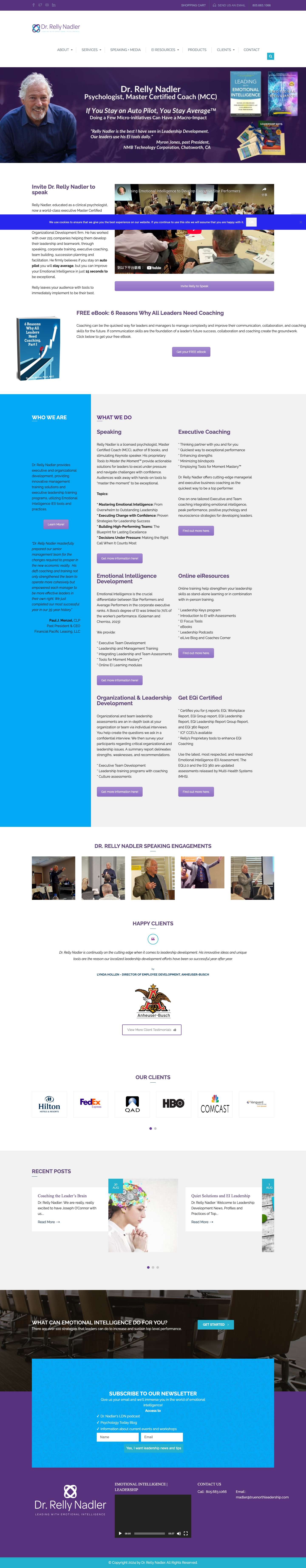 Home - Emotional Intelligence & Leadership Training, Santa Barbara CAHome - Emotional Intelligence & Leadership Training, Santa Barbara CA - Full Screenshot