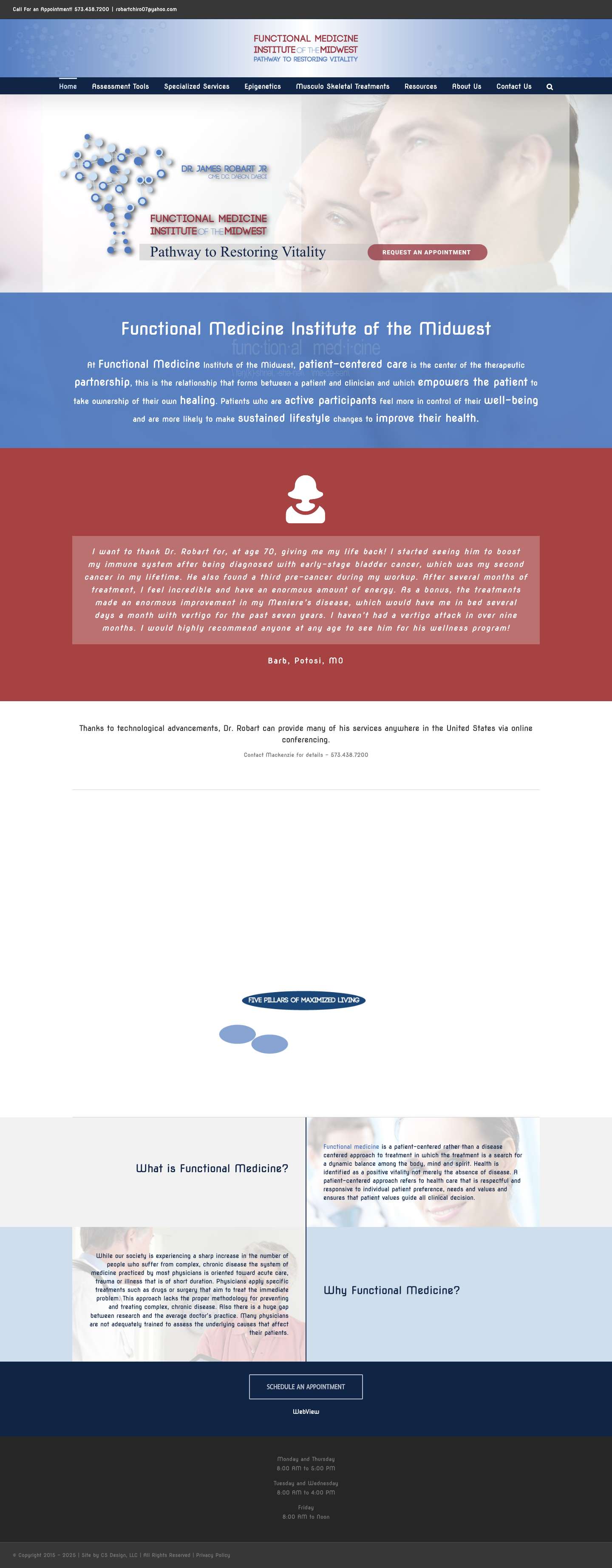 Home - Functional Medicine Institute of the Midwest - Full Screenshot