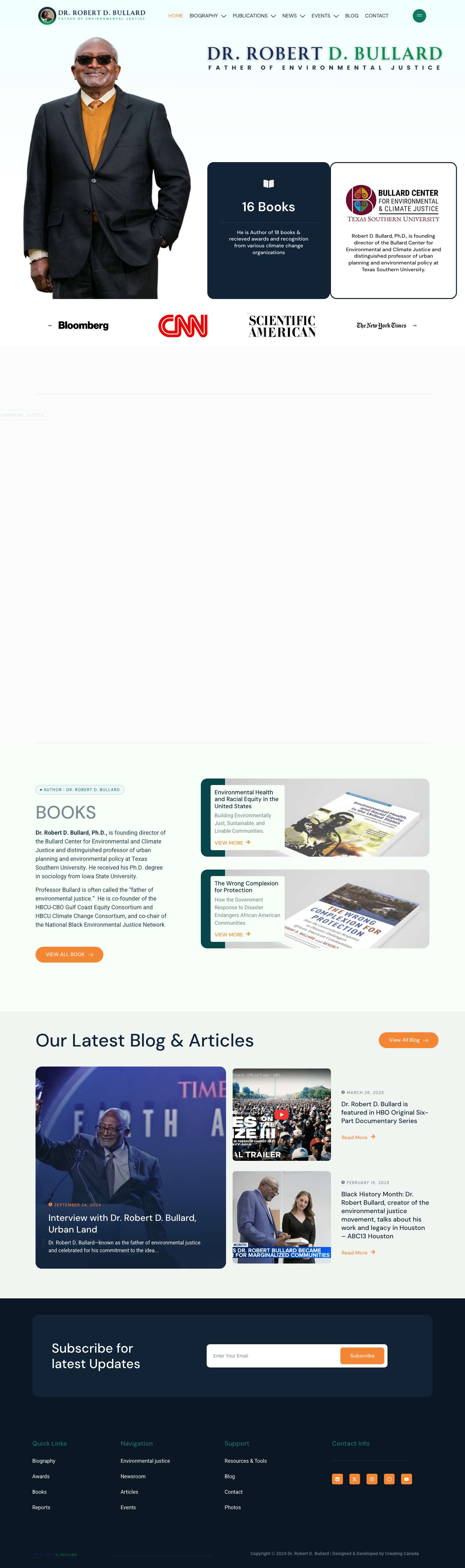 Dr Robert D. Bullard – Father of Environmental Justice - Full Screenshot