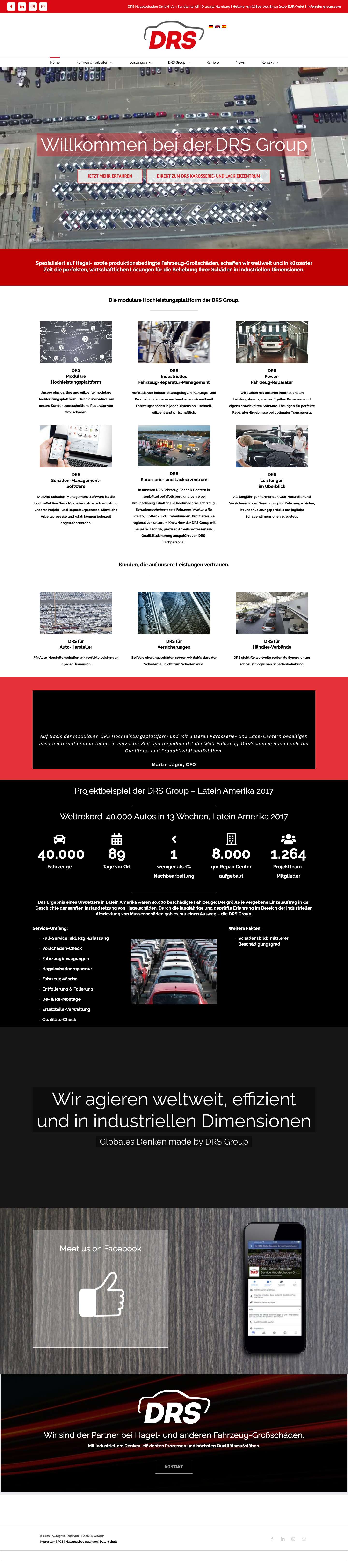 DRS Group – The digital world of the DRS Group - Full Screenshot