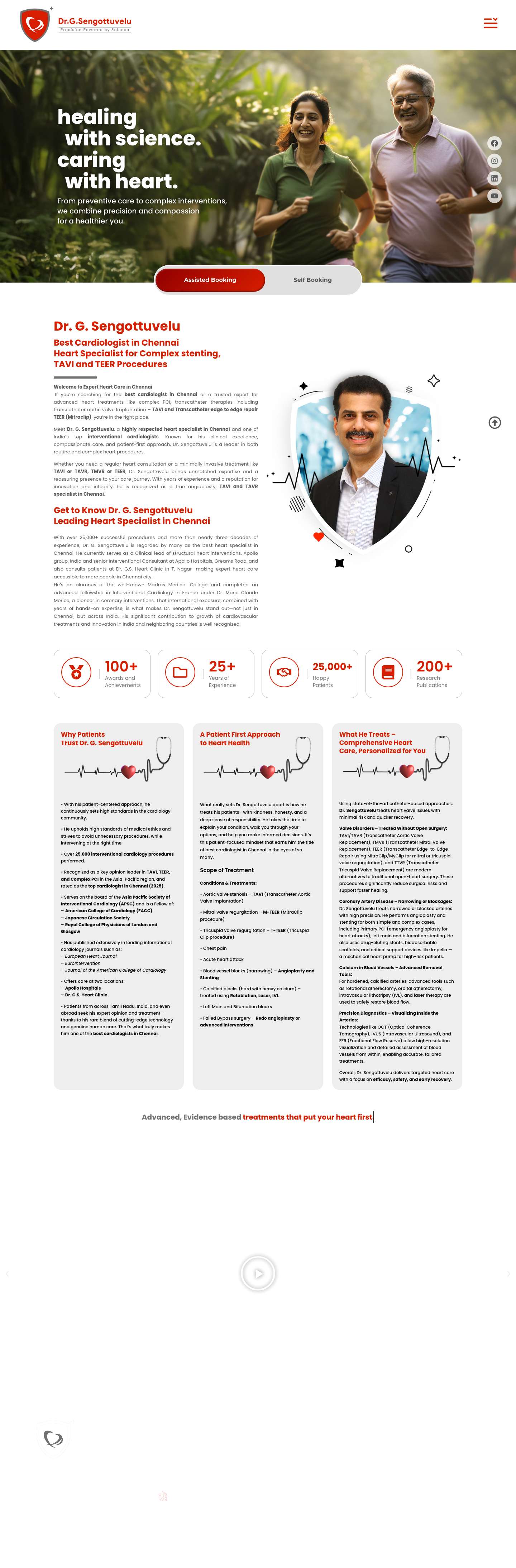 Home - Dr. G Sengottuvelufacebook [#ffffff] - Full Screenshot